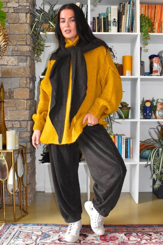 Winnie Oversized Knit Dijon