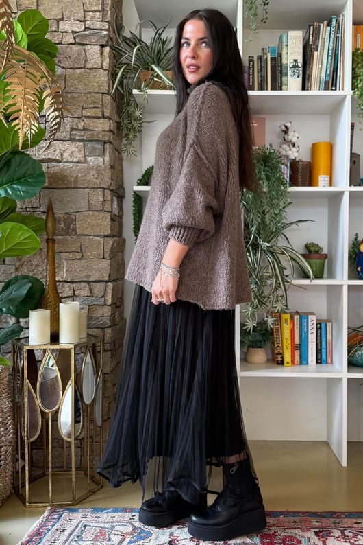 Winnie Oversized Knit Earth