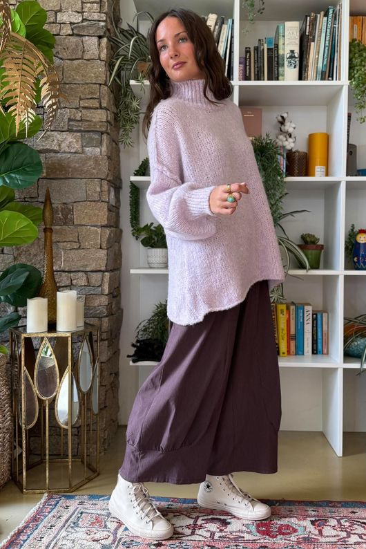 Winnie Oversized Knit Heather