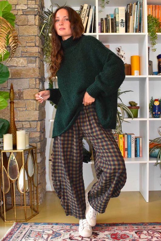 Winnie Oversized Knit Heritage Green