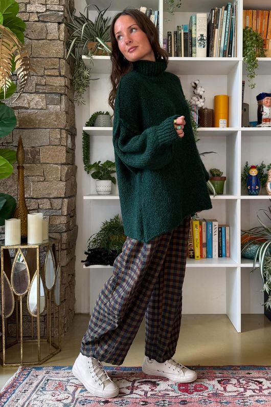 Winnie Oversized Knit Heritage Green