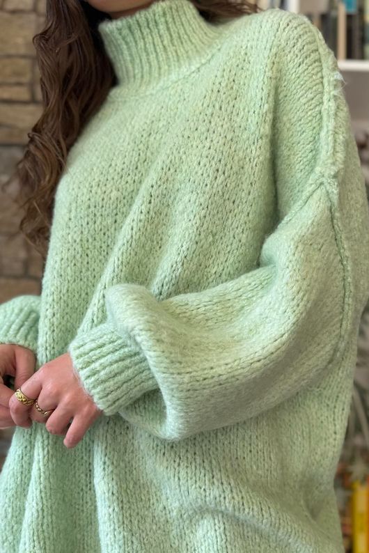 Winnie Oversized Knit Matcha
