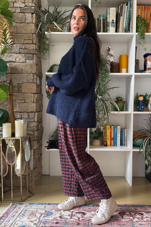 Winnie Oversized Knit Navy