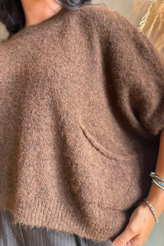 Zeta Otto Knit Chocolate Marl