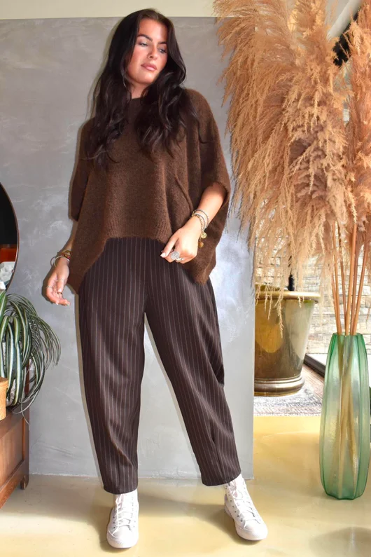 Zeta Otto Knit Chocolate Marl