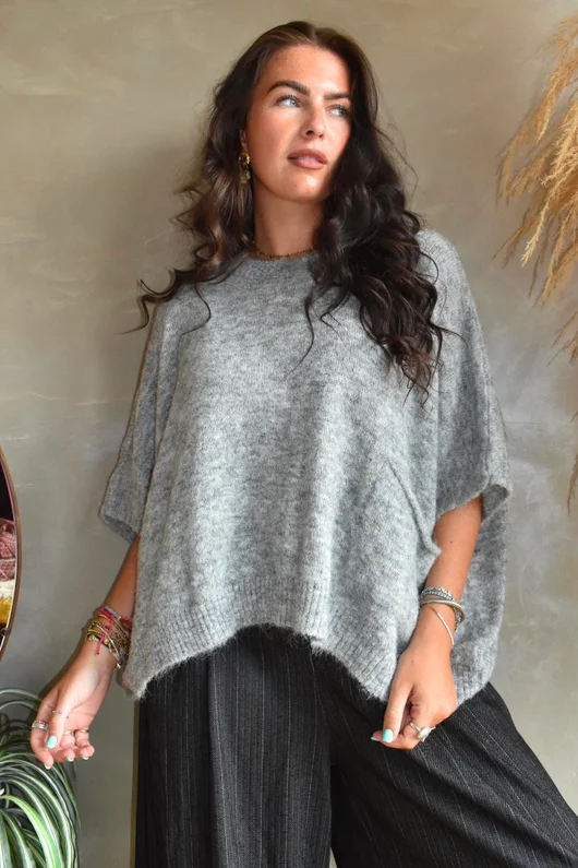 Zeta Otto Knit Grey Marl