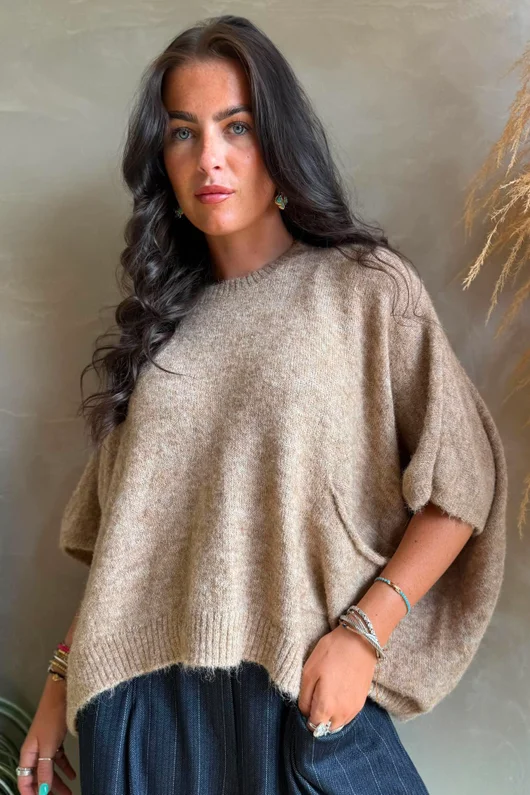 Zeta Otto Knit Oatmeal Marl